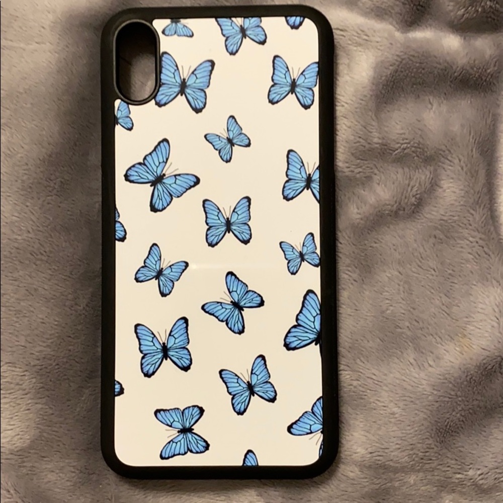 White Butterfly Case iPhone XS Max